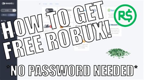 5 Ways How To Get Free Robux With Password